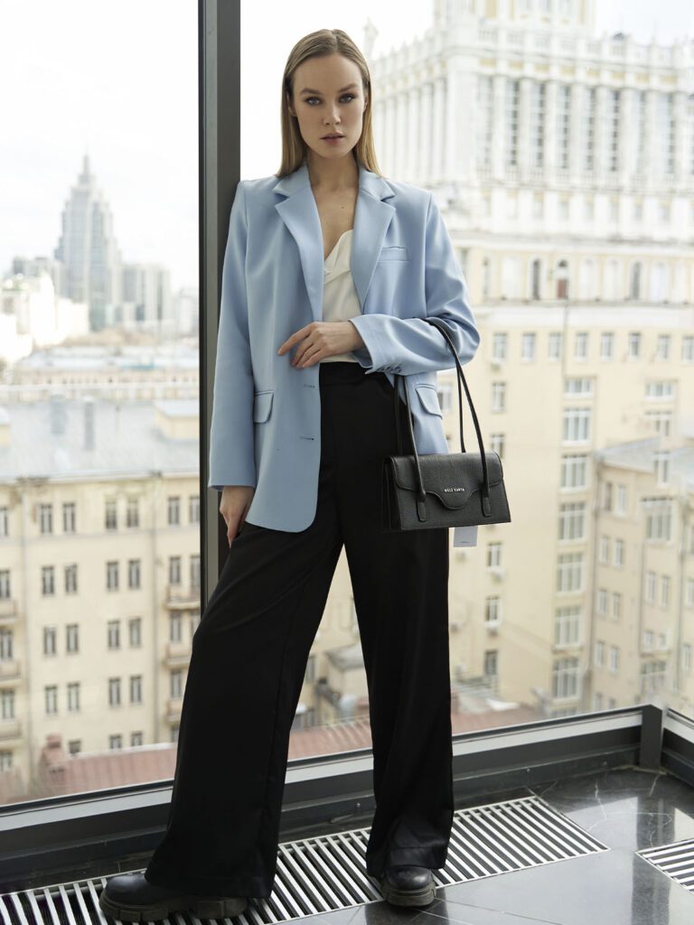 Fashionable woman wearing ShabnamRiaz clothing